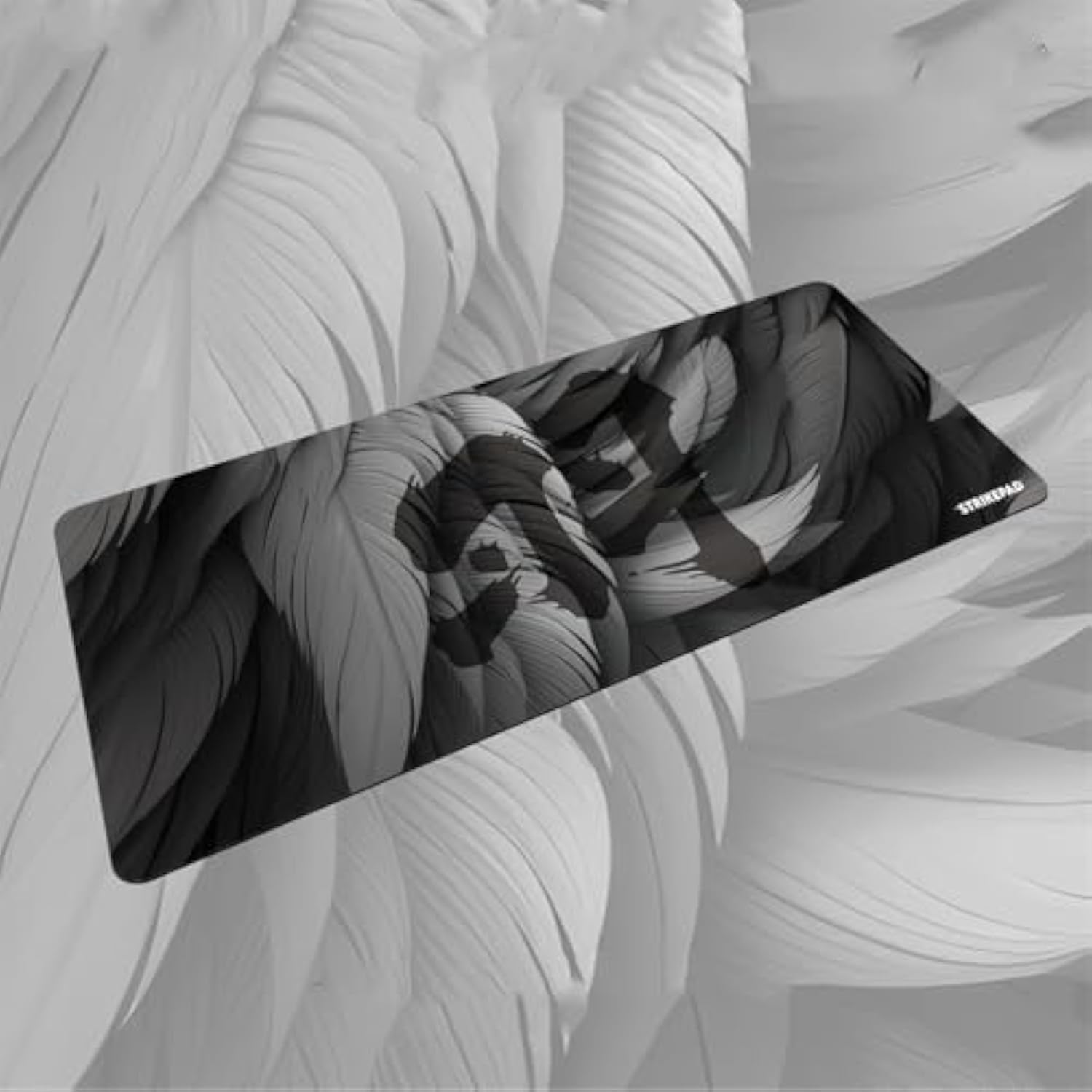 Gaming Mouse Pad And Large Desk Mat, Waterproof Speed Mousepad, Non-Stitched Edges, Transformation Pattern, Durable Mouse Mat For Office And Gaming, Fantech Strikepad Mst901, Black?35.5"*15.8"