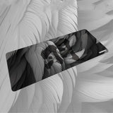 Gaming Mouse Pad And Large Desk Mat, Waterproof Speed Mousepad, Non-Stitched Edges, Transformation Pattern, Durable Mouse Mat For Office And Gaming, Fantech Strikepad Mst901, Black?35.5"*15.8"