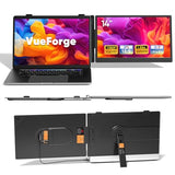 Laptop Screen Extender, 14" Fhd 1080P Dual Screen Monitor For Laptop Ultra-Light Portable Monitor With Usb-C/Hdmi, Plug & Play For Windows/Mac/Chrome/Linux/Android