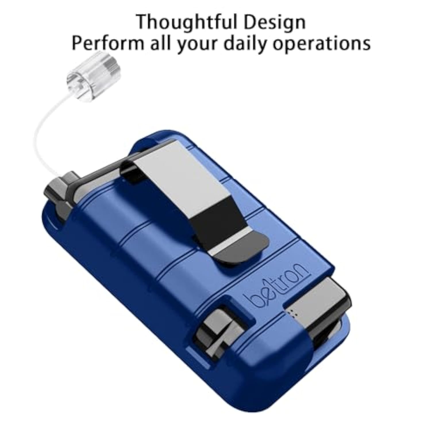 Protective Case For Tandem T:Slim X2 Pump With Built-In Metal Belt Clip (Strong & Durable Case For Tandem Diabetes Care Tslim X2 Insulin Pump) - Blue