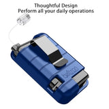 Protective Case For Tandem T:Slim X2 Pump With Built-In Metal Belt Clip (Strong & Durable Case For Tandem Diabetes Care Tslim X2 Insulin Pump) - Blue