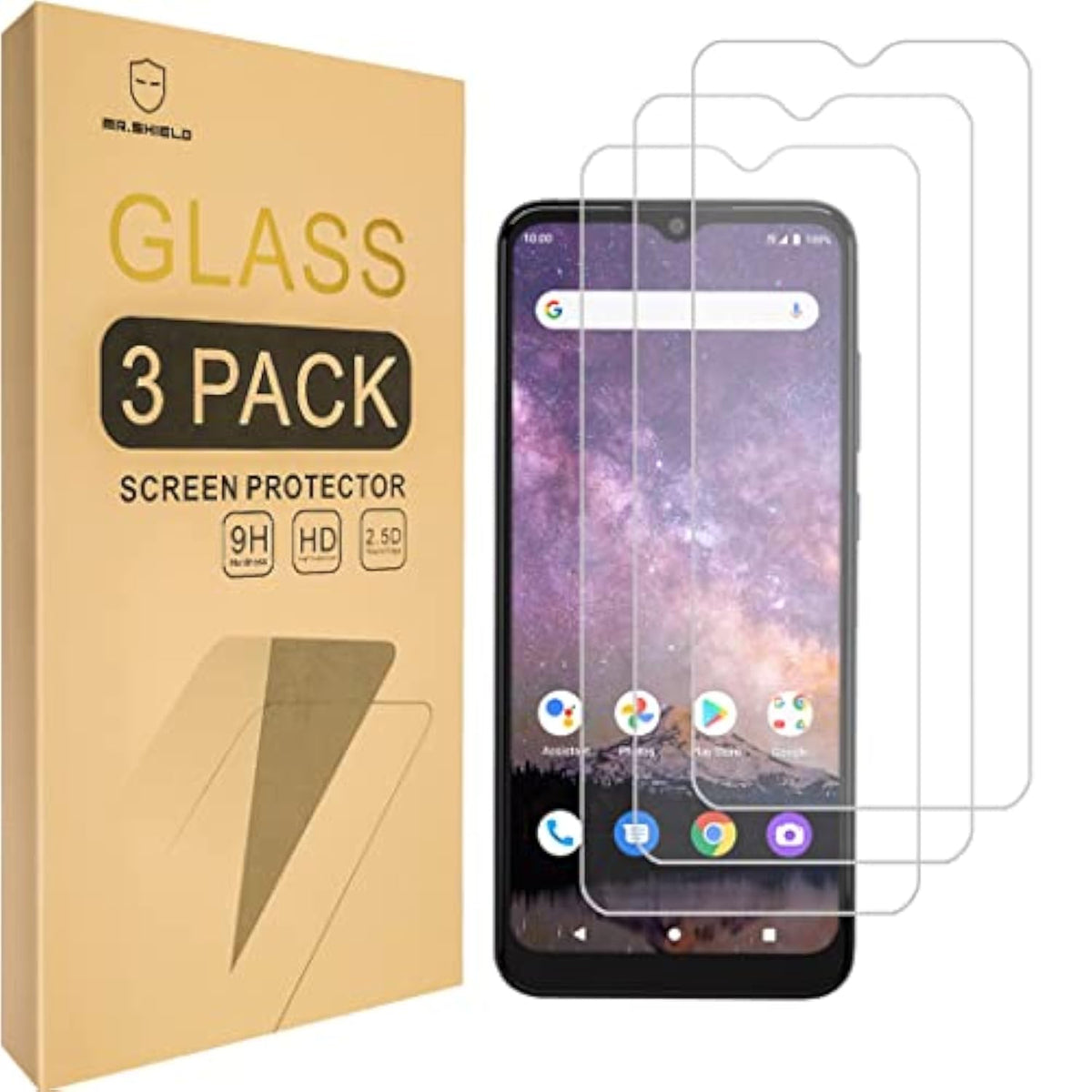 [3-Pack] Designed For Wiko Voix [Tempered Glass] [Japan Glass With 9H Hardness] Screen Protector