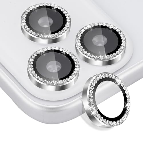 Camera Lens Protector for iPhone 17 Pro/17 Pro Max, Aluminum Alloy Tempered Glass Lens Protector with Installation Frame Fits for iPhone 17 Pro/17