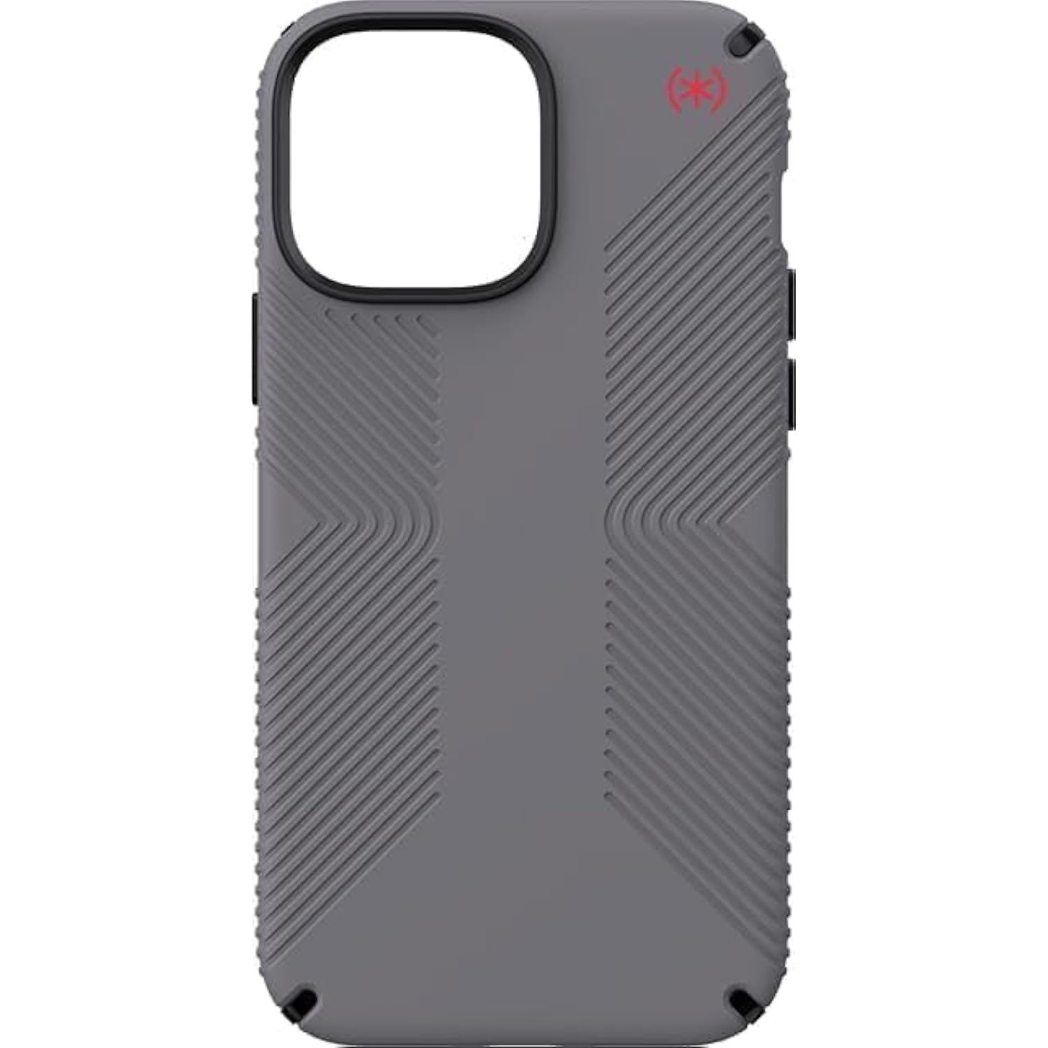 Speck Presidio2 Grip Bumper Case for iPhone 13 - Shock-Absorbent, + Magsafe - Graphite Grey