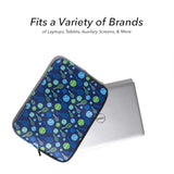 Tennis Themed Pattern Laptop Sleeve Case For 13-15 Inch Laptop Case Bag Shockproof Protective Cover Briefcase Carrying Computer Bag Compatible With Tablet Notebook Tennis Balls Tennis Gift