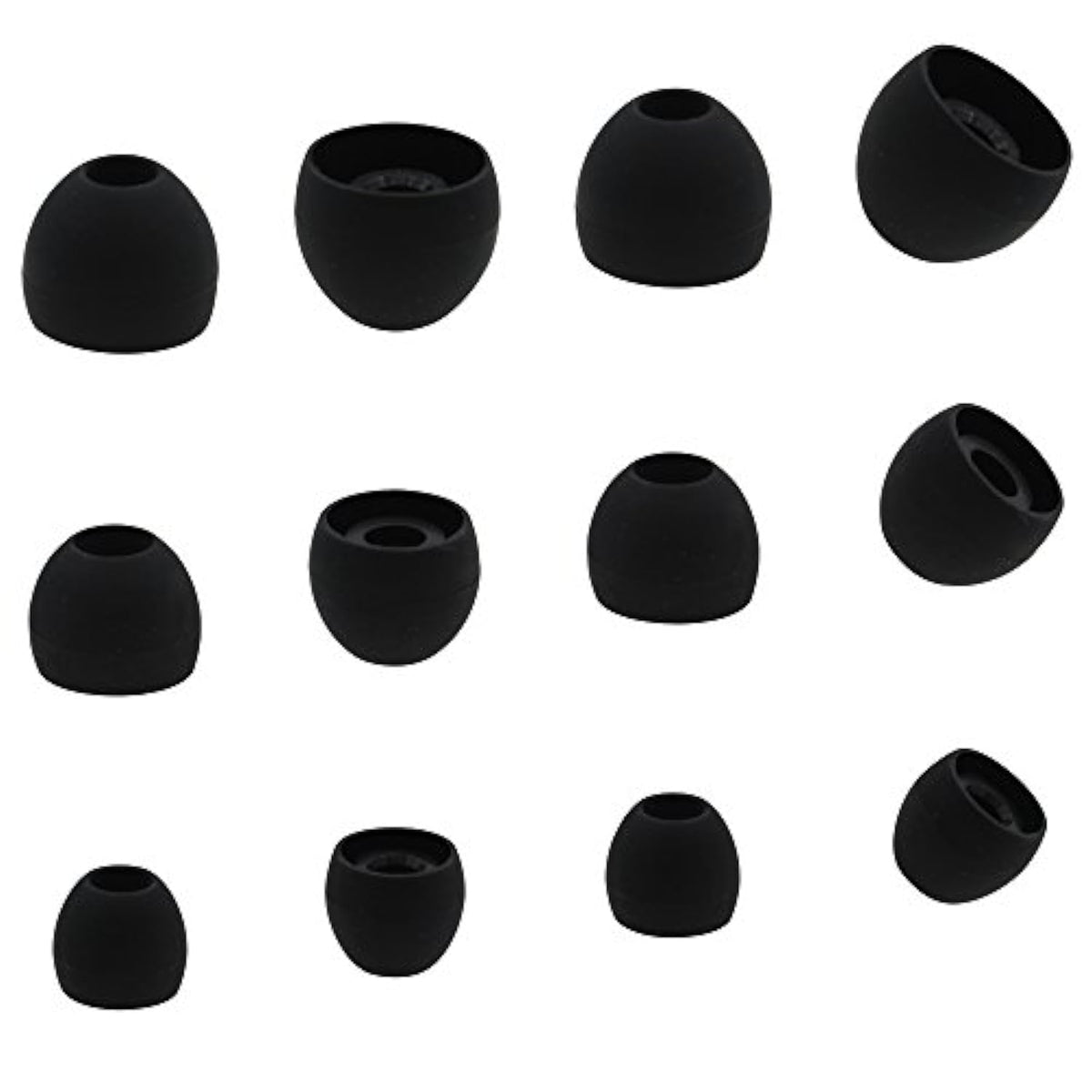 Ear Tip For Levelu Pro Stereo Headphone, [6 Pairs](Black)