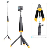 Floating Hand Grip Selfie Stick for GoPro Hero 3-13 Waterproof Monopod