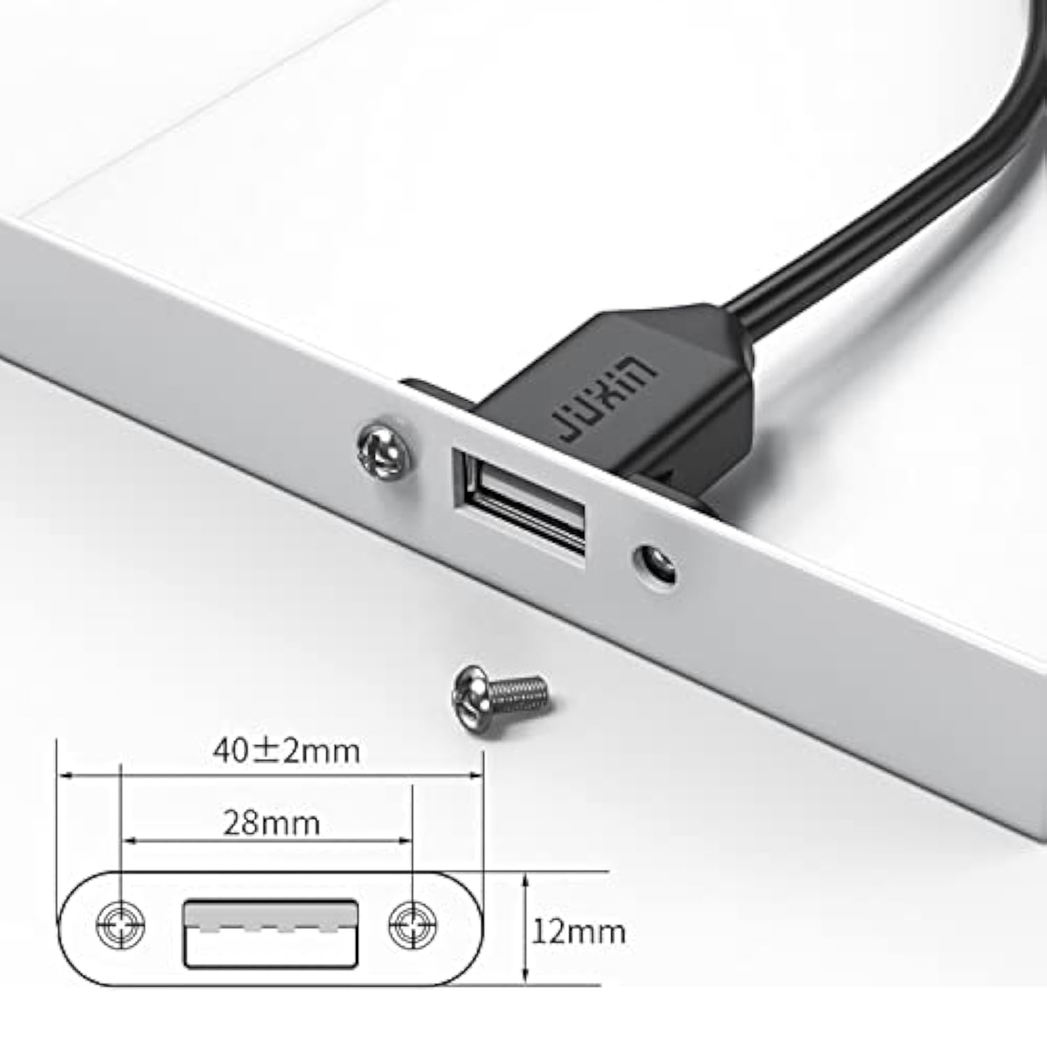 2Pack Usb2.0 Male To Female Extension Cable With Ears Can Be Fixed Various Cha