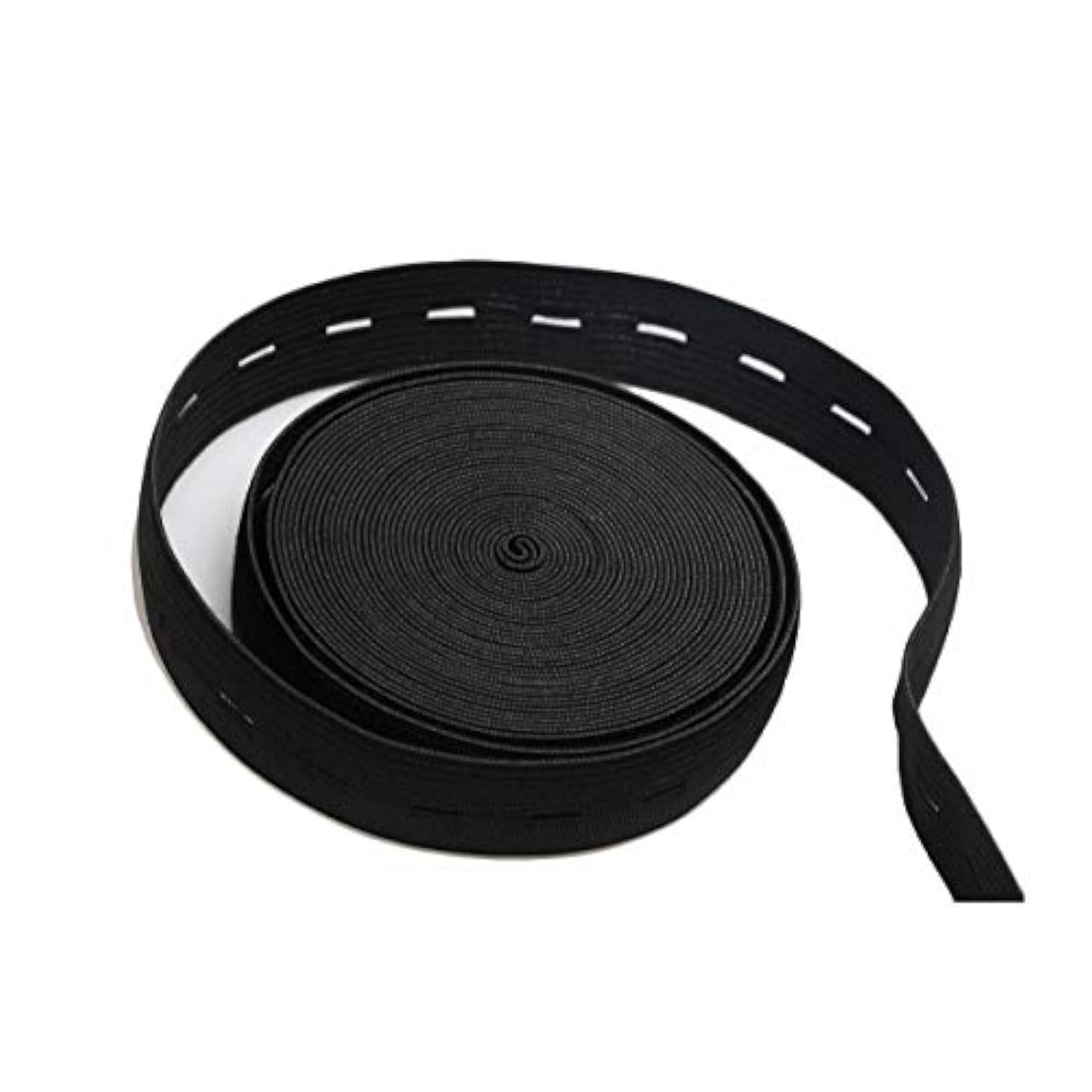 Button Hole Elastic Spool 3/4-Inch Wide Knit Stretch Band And 10Pcs Re