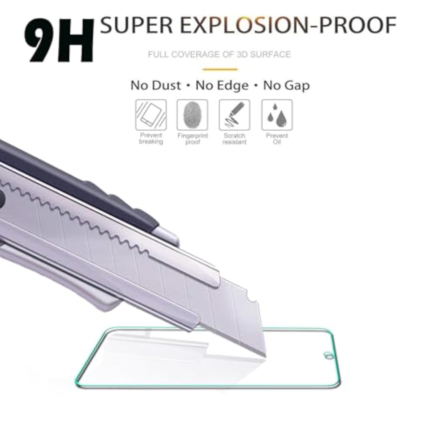 (4 Pack) Compatible For Samsung Galaxy S24 Fe 5G / Galaxy S24 Fe [Fe Model Only] Screen Protector Tempered Glass,Touch Sensitive, 9H Hardness