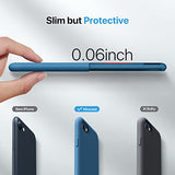 Ultra Slim Designed For Iphone Se Case 2022(3Rd Gen)/Iphone Se 2020 Case(2Nd Gen)/Iphone 7 Case/Iphone 8 Case With Screen Protector, Multi-Color Silicone Shockproof Phone Case(Capri Blue)