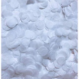 White Confetti Paper Circles 15mm Biodegradable 5000Pcs Wedding Party Decor