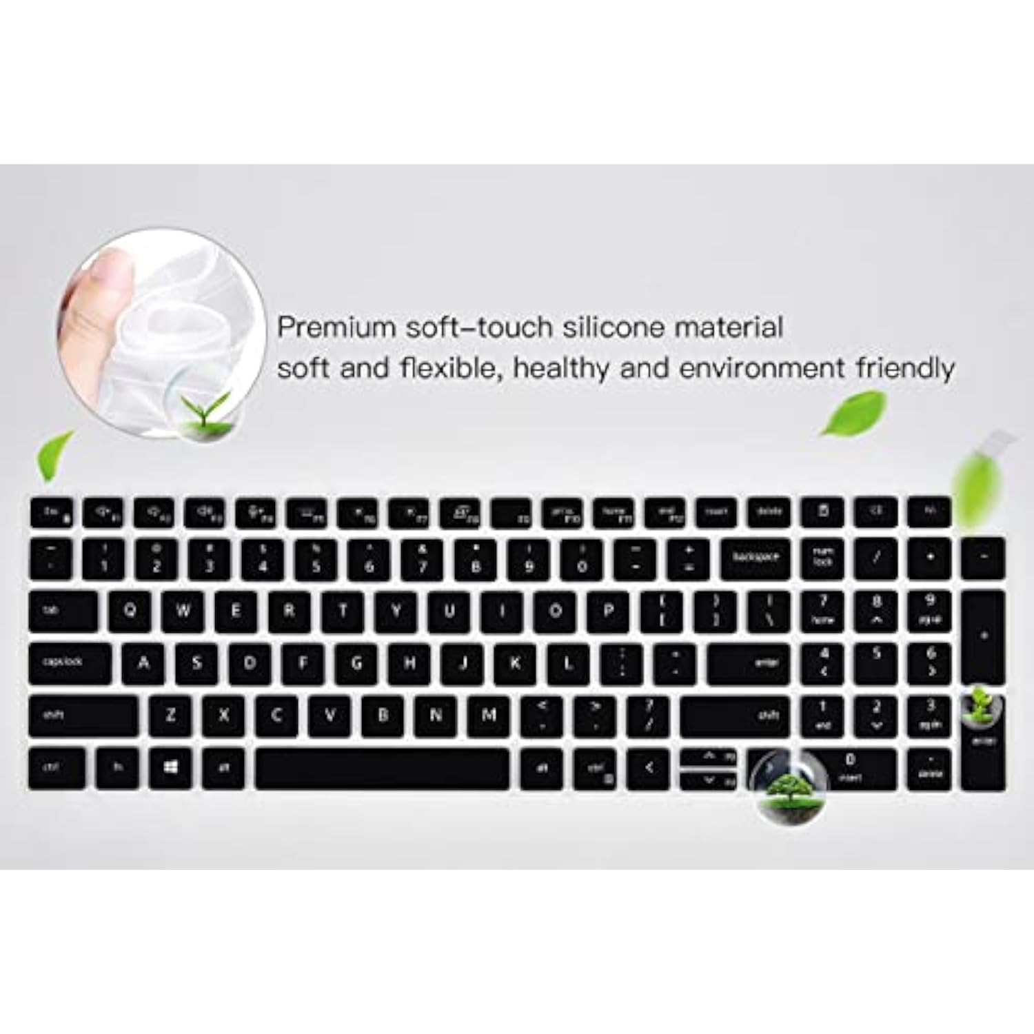 Keyboard Cover For 15.6" Dell Latitude 5520 5521 5530 5531 Keyboard Skin Cover