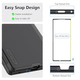 For Samsung Galaxy Z Fold 7 Magnetic Case With Separate Screen Protector, [Compatible With Magsafe][Hinge Protection] Frosted Texture Slim Fit Protective Phone Case For Galaxy Z Fold 7 Black