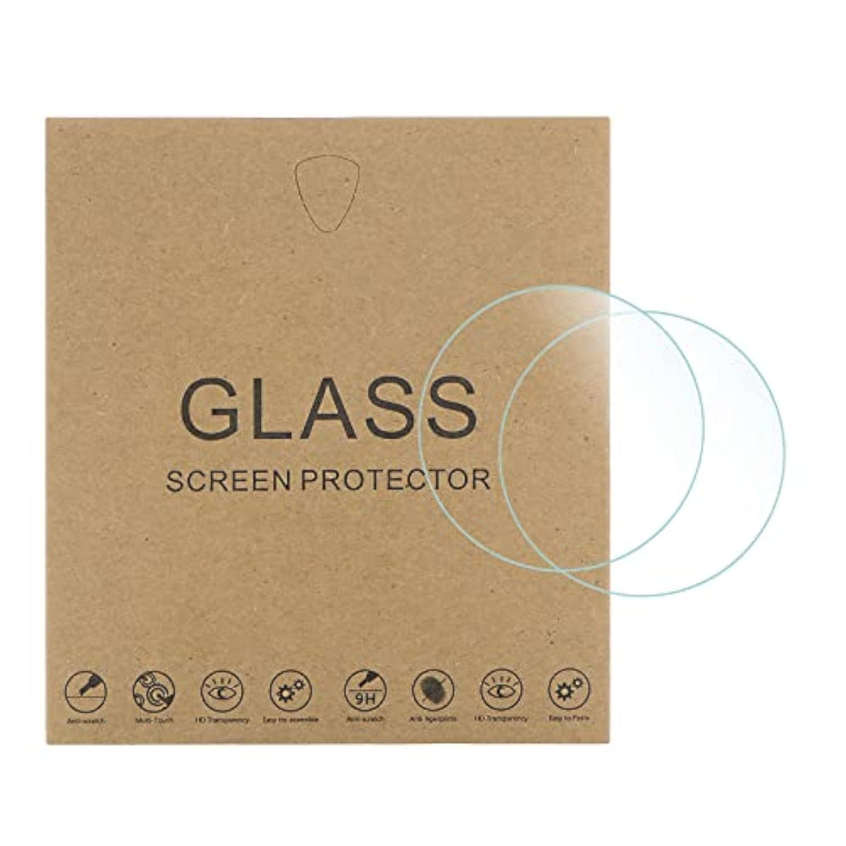 5Pcs Watch Glass Screen Protectors 27Mm Hd Tempered Glass High Al Anti-Scratch 9H Hardness High Definition Anti-Explosion Smartwatch Screen Protection Film