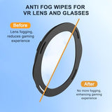 Lens Protector Kit for Meta Quest 3 with Anti Fog Wipe, Lens Protector Cover Compatible with Oculus Quest 3, Glasses Spacer Accessories with Blue
