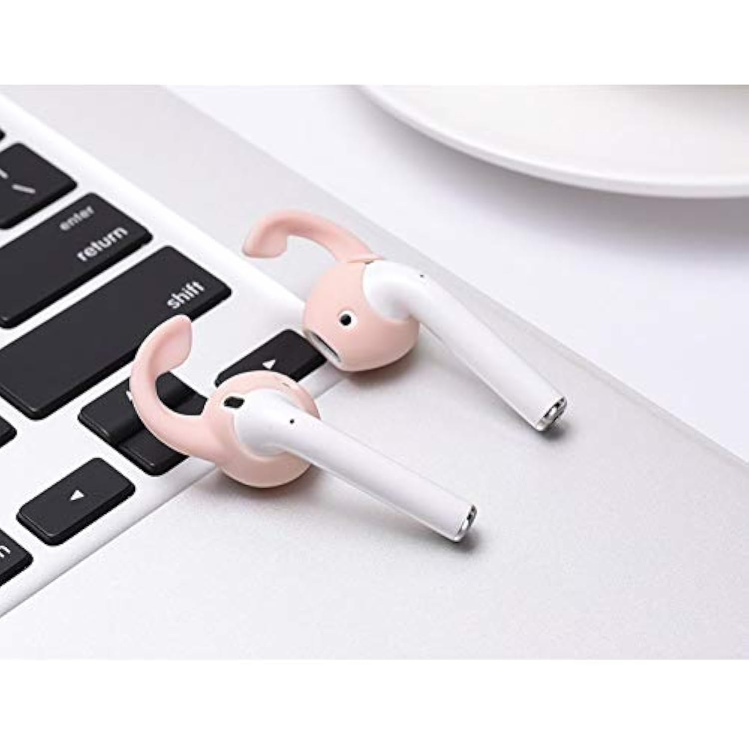 Silicone Ear Hooks And Cover Tips For Airpods Earpods Earphones Headphones Earbuds