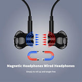 Wired Earbuds For Galaxy A12 Google Pixel 5A 4A 3A Magnetic In-Ear 3.5Mm Headp