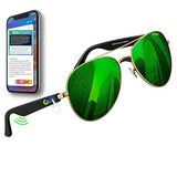 Rare-Edition G-Revo Coating Lens AI Smart Bluetooth Glasses for Men 200 Languages with ChatGPT-Claude, 99% Accuracy, Speakers Siri Android Touch