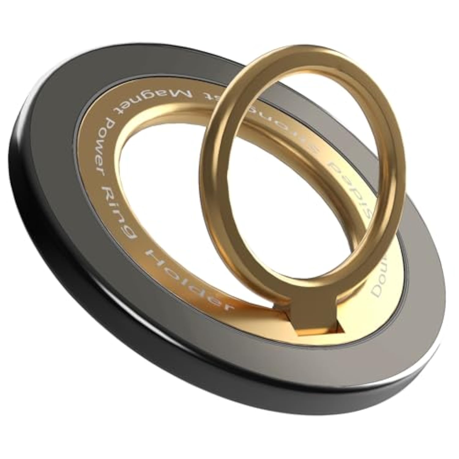 Magnetic Phone Ring Holder For Magsafe Pop Socket,?Two-Sided Magnetic? 360° Rotation Magnetic Phone Grip For Iphone 16/15/14/13/12 Series/Samsung/Google,Pop Socket For Iphone (Black)