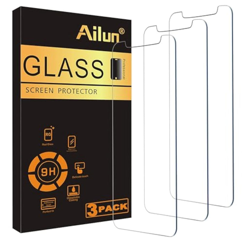 Screen Protector For Iphone 11 Pro Max/Iphone Xs Max 3 Pack 6.5 Inch 2019/2018 Release Case Friendly Tempered Glass