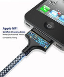 USB Charging Cable 6.6FT 2PCS, 30Pin USB Sync Cable High Speed Sync Charging Cord for iPhone 4 4s 3G 3GS iPad 1 2 3 iPod Classic Touch Nano