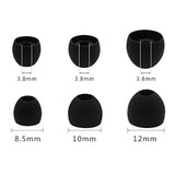 Ear Tip For Levelu Pro Stereo Headphone, [6 Pairs](Black)