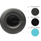 Replacement Ear Pads Compatible With Akg K67/K618/K619 Headphones, Replacement Ear Pads Made Of Protein Leather And Memory Foam (Black)