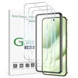 Pixel 9 Pro XL 6.8" Screen Protector, Tempered Glass, Easy Install, 3 Pack