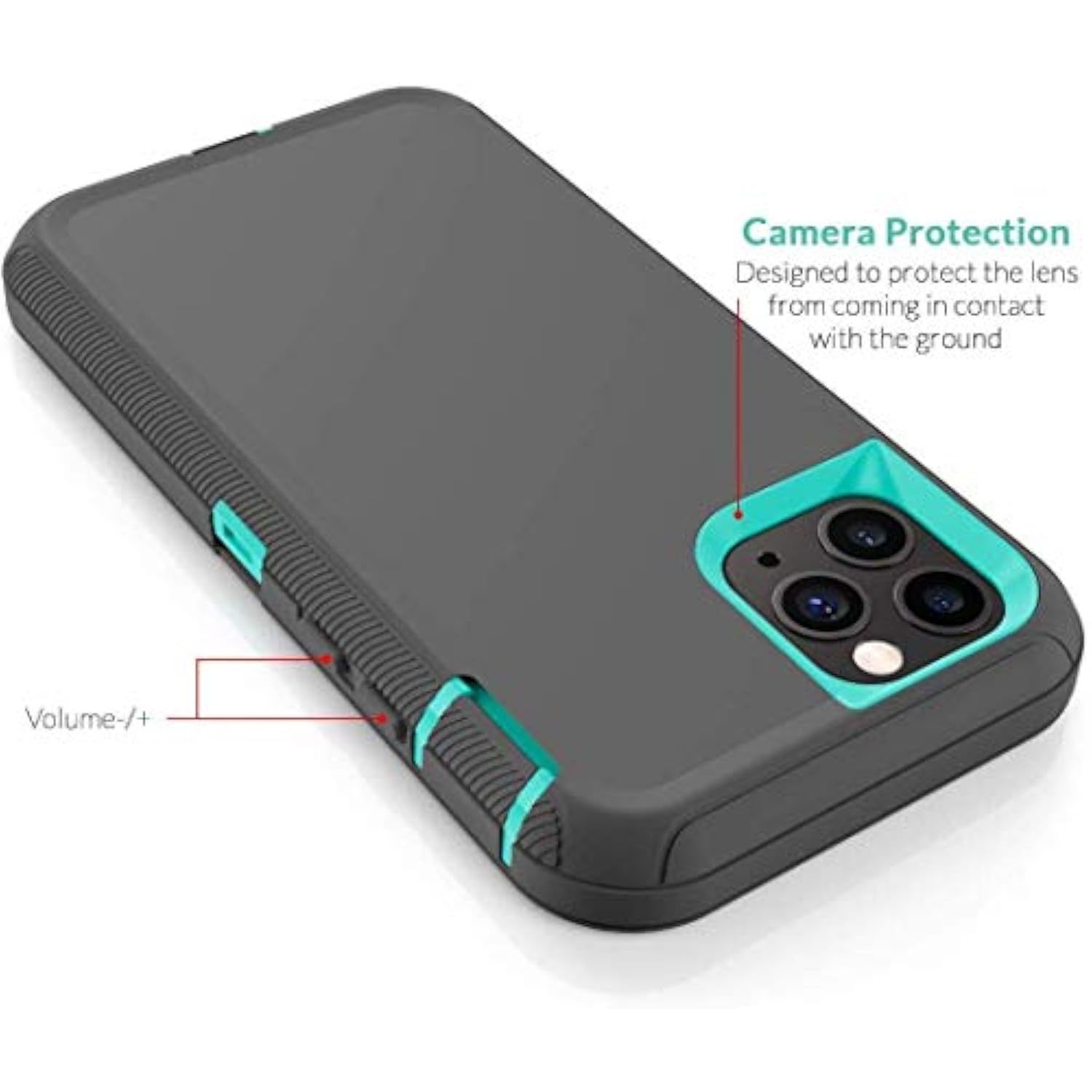 Camo Design Defender Case Designed For Iphone 16, Protective Defender Shockproof Hybrid Case Dual Layer Hard Protective Cover Compatible With Iphone 16 (Clip+Camo Orange)