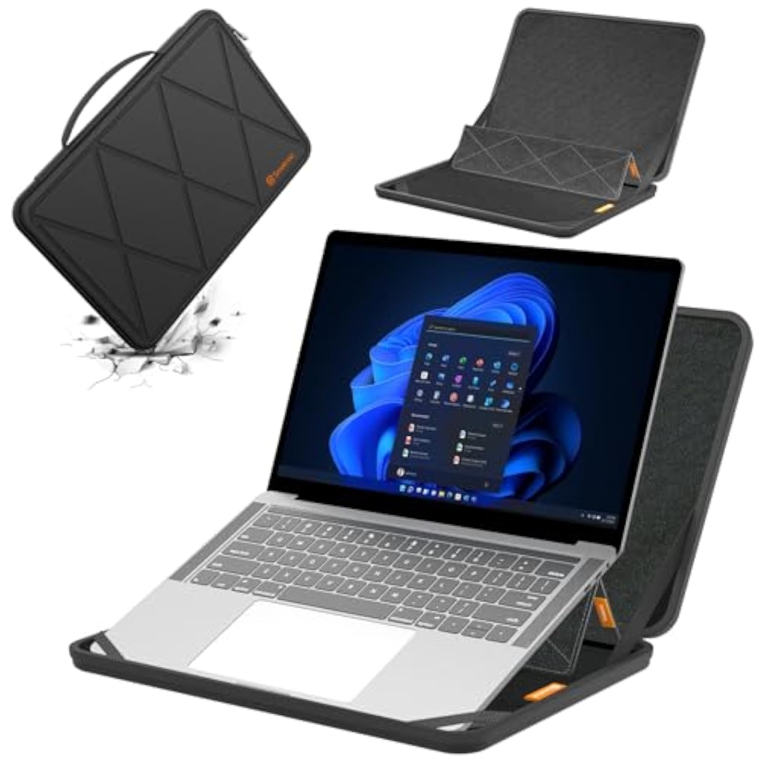 Smatree MS56 Hard EVA Protective Sleeve with Stand for 14 inch Lenovo ThinkPad L14 Gen 5/X1 Yoga Gen 8/7/6 2 in 1, for ThinkPad X1 Carbon Gen 11/10, for IdeaPad Flex 5i/5 2 in 1,ThinkBook 14 Gen 6/7