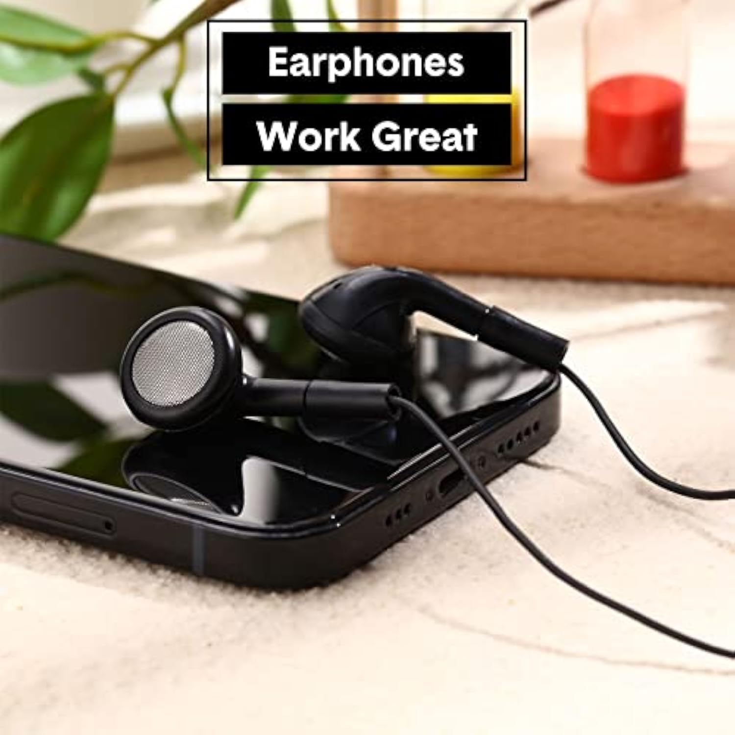 150 Packs Earphones With 3.5 Mm Headphone Plug Earbud And In Ear Headphones Bl