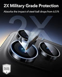 Camera Lens Protector For Iphone 17 Pro Max/17 Pro/16 Pro Max/16 Pro/15 Pro Max/15 Pro/14 Pro Max/14 Pro, Ultra-Tough Hd Individual Camera Protectors, Ultra-Thin Tempered Glass, 1 Pack, Black