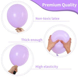 105pcs Lavender Balloons in 4 Sizes for Garland, Birthday, Baby Shower & Wedding Decor