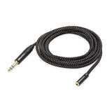 Cable Matters 6.35mm to 3.5mm Headphone Adapter Cable 10 ft, (1/4 Male to 1/8 Female, 3.5mm to 1/4 Adapter, AMP to Headphone Adapter Cable) in Black