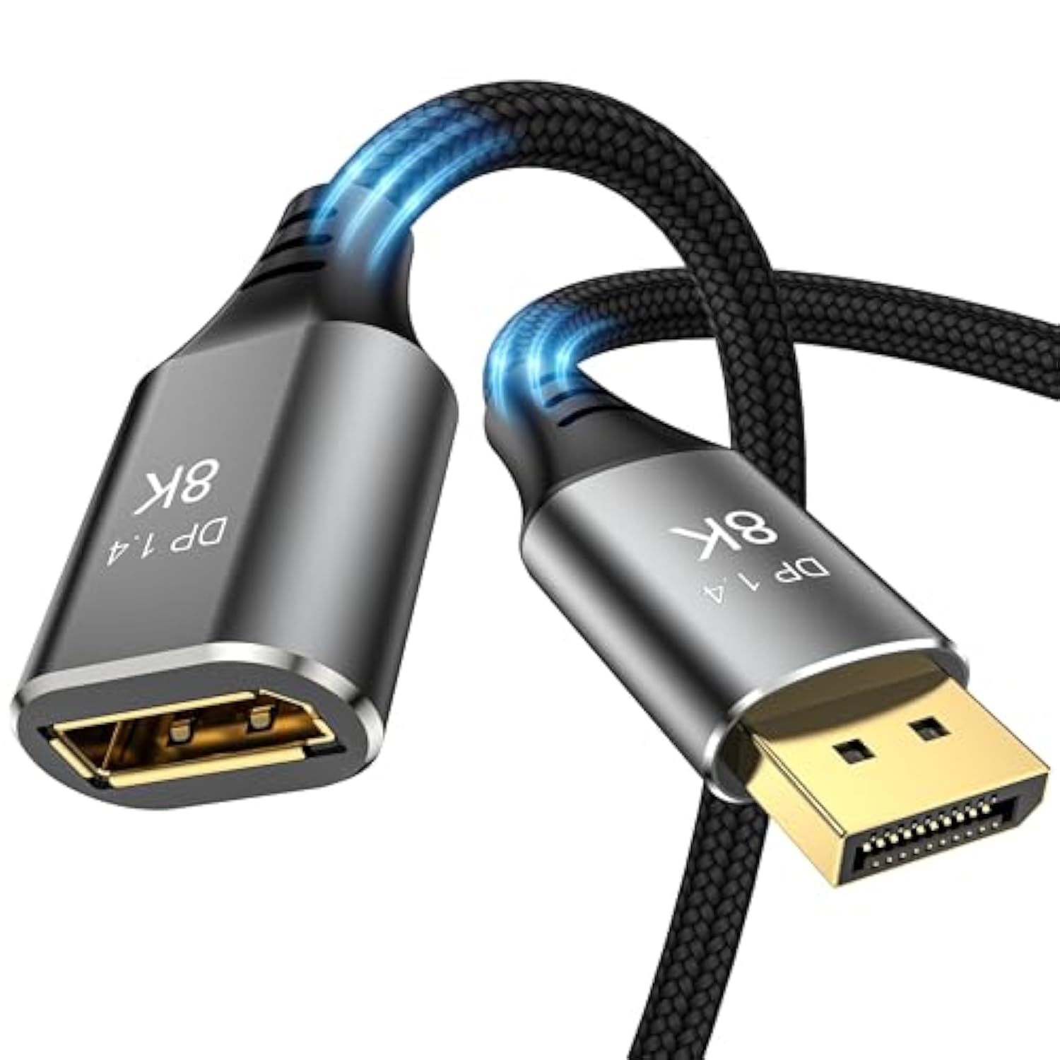 8K Displayport Extension Cable 3Feet, Dp To Dp Extension Cable,Male To Female,