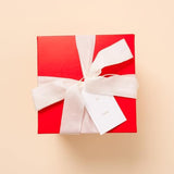 Letterpress Gift Tags, Gold Foil, To And From, Set Of 25 Paper Tags With Satin Ribbon