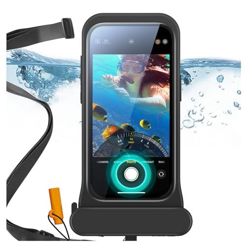ESR Waterproof Phone Pouch for iPhone 13/14 / 15, Underwater Touch Sensitivity, IPX8 Floating Waterproof Cellphone Case with Lanyard, Dry Bag for
