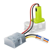 18V To 12V Step Down Converter Aadpter For Ryobi 18V Battery Voltage Converter Dc Voltage Regulator 15A 180W Automatic Buck Converter Power Wheels Aadpter For Diy Rc Car Toys,Etc. ()