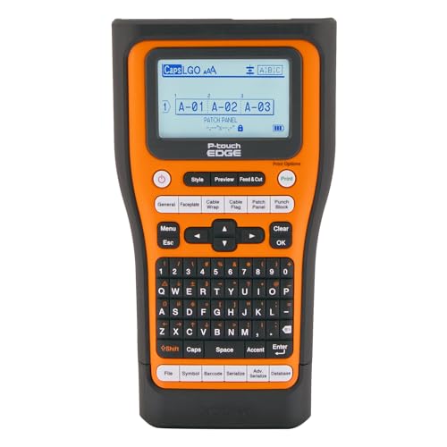 Bothe Pt-E510Vp P-Touch Edge Handheld Industial Label Pinte With Dual Auto Cutte And Usb-C (Up To 24Mm Labels)