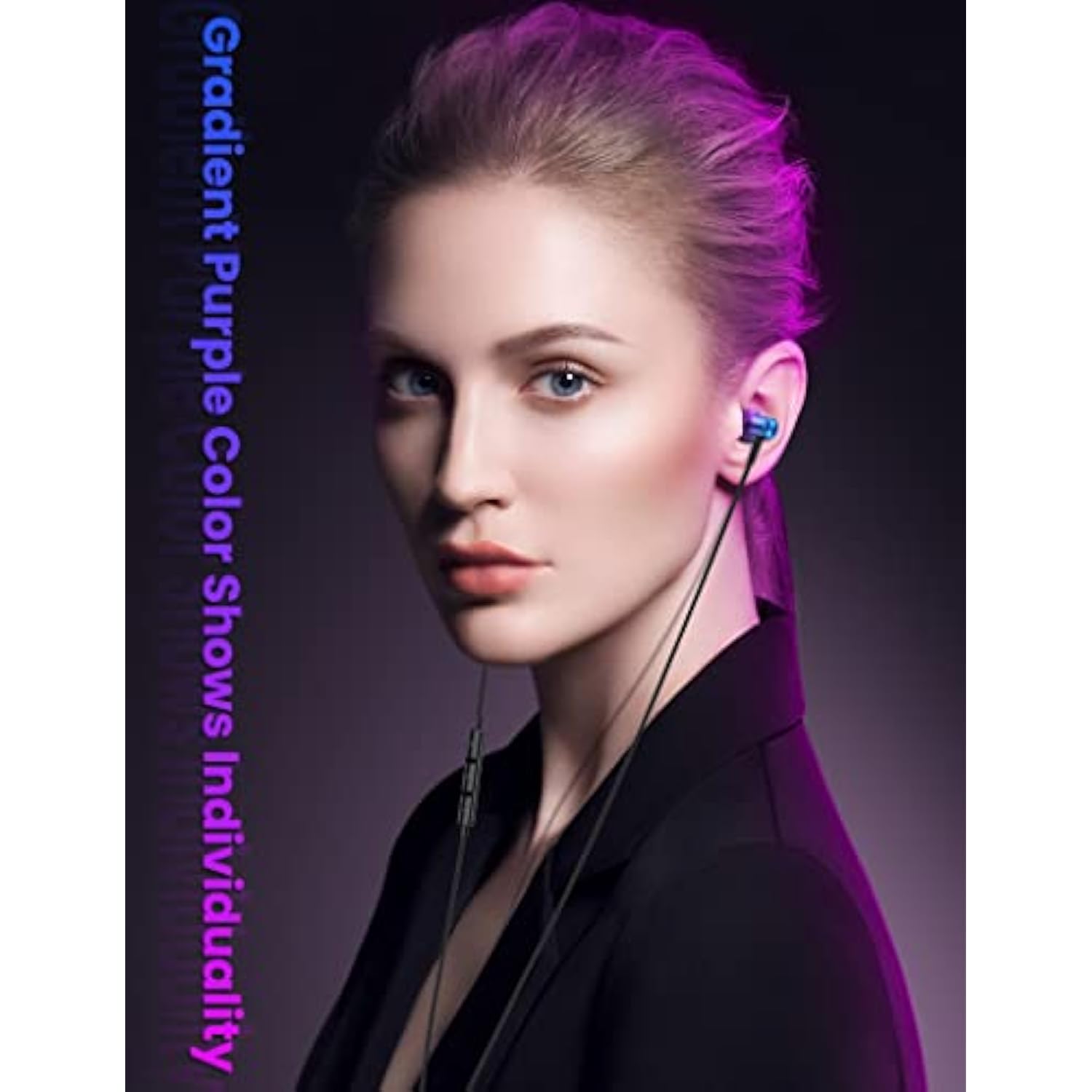 Design For Apple Headphones Mfi Magnetic Wired Earbuds Hifi Stereo Bass Headset Lightning Earphones With Microphone Volume Control For Iphone 14 Plus 13 Pro Max 12 Mini 11 10 Xs Xr Purple