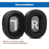 Breathable&Durable Earpads Cushion Replacement Compatible With Turtle Beach Stealth 600 700 Xbox Ps4 Headsets Ear Pads With Mesh Fabric And Memory Foam