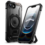 SUPCASE for iPhone 16e Case with Stand (Unicorn Beetle Grip), [Compatible with MagSafe] [Military-Grade Drop Protection] Heavy Duty Rugged Shockproof Magnetic Phone Case for iPhone 16e 6.1", Black