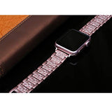 Bling Bands Compatible with Apple Watch Band 42mm/41mm/40mm Iwatch Series 11/10/9/8/7/6/SE/5/4/3/2/1, Women Metal Rhinestone Dressy Replacement