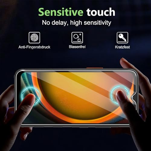for  Galaxy Xcover 7 Pro Screen Protector with Camera Lens Protector, 9H Hardness Anti-Scratch Tempered Glass flim, Case Friendly,