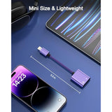 Iphone Dongle Headphone And Charger 2 In 1, Lightning To 3.5Mm Audio Jack + Charge Splitter [Mfi Certified] Iphone Aux Adapter Female Converter For Apple 14 Plus 13 12 11 Pro Max Xr Xs Ipad Mini Ipod