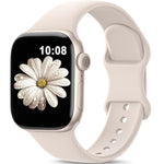 Patenting Sport Silicone Band Compatible With Apple Watch Bands For Women Men 38Mm 40Mm 41Mm 42Mm 44Mm 45Mm 46Mm 49Mm, Soft Wristband Waterproof Sport Strap For Iwatch Series 10 9 8 7 6 5 4 3 2 1 Se