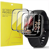 Compatible For Fitvii Fitness Tracker Screen Protector, [3 Pack] 3D Full Coverage Pet Soft Screen Protector Film Compatible For Fitvii, Morepro Hm57 1.85 Smart Watch 2024 (3 Pack)
