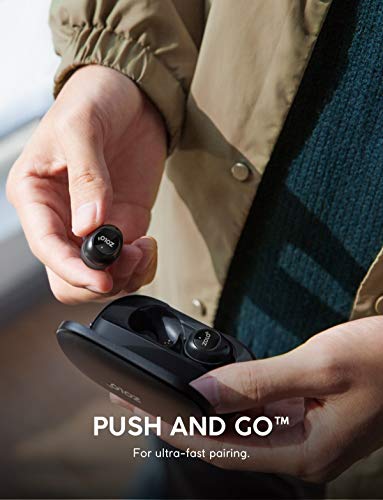 True Wireless Headphones, Liberty [Upgraded] 8-Hour Playtime (100 Hours with Charging Case), Bluetooth 5 Bluetooth Earbuds with Graphene Driver