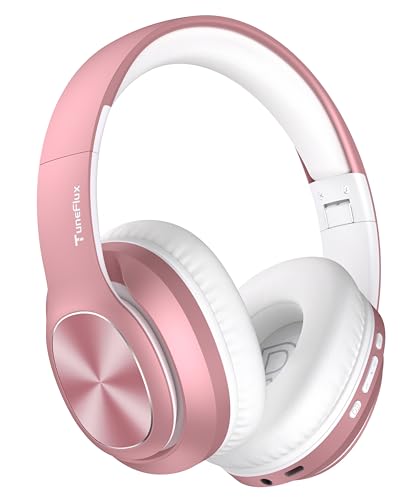 Wireless Bluetooth Headphones Over Ear, 80H Playtime, 3EQ Sound Modes, HiFi Stereo Headphones with Deep Bass, Foldable Bluetooth 5.3 Headsets for